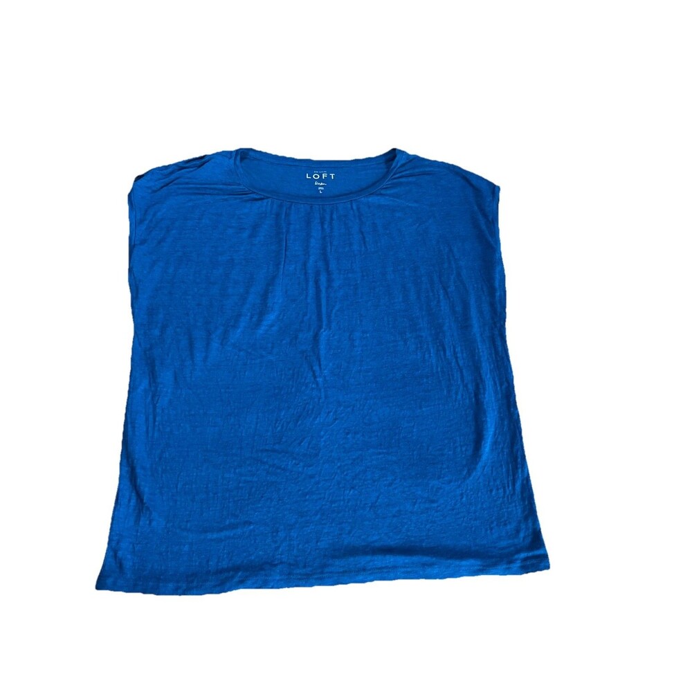 Loft 100% Knit Top Size Large Basic Casual Breathable